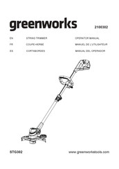 GreenWorks STG302 Manual Del Operador
