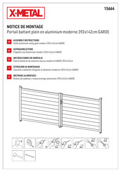 X-METAL 15664 Instrucciones De Montaje