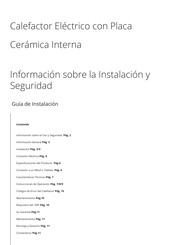 Milano DRCCRJ150UKE Instrucciones De Instalación Y Seguridad