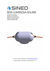 SINED BOA-LUMINOSA-SOLARE Manual De Instrucciones