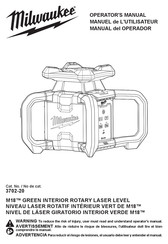 Milwaukee 3702-20 Manual Del Operador