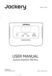 Jackery Explorer 100 Plus Manual Del Usuario