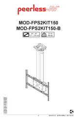 peerless-AV MOD-FPS2KIT150 Manual Del Usuario