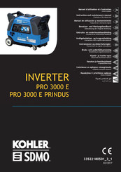 Kohler INVERTER PRO 3000 E Manual De Utilización Y Mantenimiento