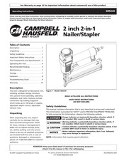Campbell Hausfeld SB5240 Manual De Instrucciones De Operación