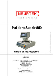 Neurtek Saphir 550 Manual De Instrucciones