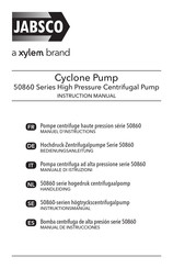 Xylem JABSCO Cyclone 50860-0112 Manual De Instrucciones