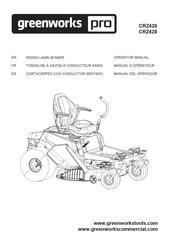 GreenWorks Pro 7409502 Manual Del Operador