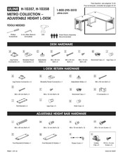 Uline H-10358 Instrucciones De Ensamble