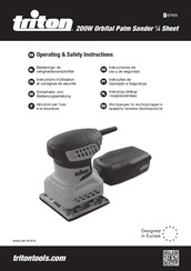 Triton TQTRSS Instrucciones De Uso Y De Seguridad