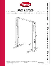 Rotary SPO20 Manual De Operación Y Mantenimeinto