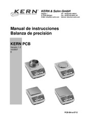 KERN PCB 600-2 Manual De Instrucciones