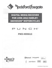 Rockford Fosgate PUNCH PMX-HD9813 Manual Del Usuario