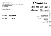 Pioneer DEH-X8550BT Manual De Instrucciones
