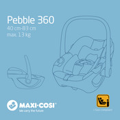 Maxi-Cosi Pebble 360 Manual Del Usuario