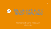 andantte ROCK 350W Manual De Usuario