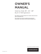 Monogram ZISS480NKSS Manual Del Propietário