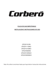 CORBERO CPCGY101DN Instalación E Instrucciones De Uso