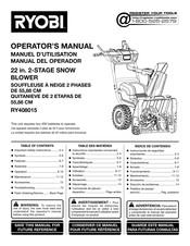 Ryobi RY408015 Manual Del Operador