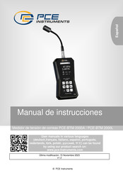 PCE Instruments PCE-BTM 2000L Manual De Instrucciones