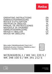 Amica WK 348 100 S Manual De Instrucciones