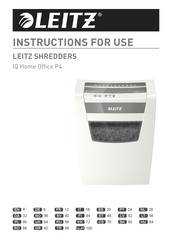 LEITZ IQ Slim Home Office P4 Instrucciones De Uso