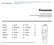 Panasonic ER-GC50 Manual De Instrucciones