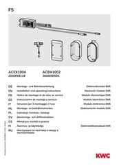 KWC ACEM1002 Instrucciones De Montaje Y Servicio