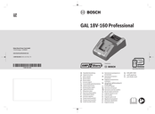 Bosch GAL 18V-160 Professional Manual Original