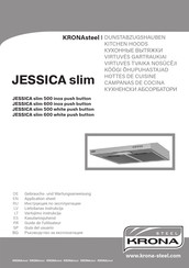 KRONAsteel JESSICA slim 600 inox push button Guia Del Usuario