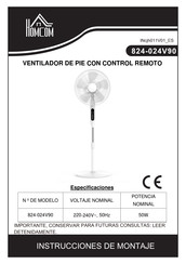 HOMCOM 824-024V90 Instrucciones De Montaje