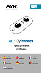 AYR int KEY PRO 509 Manual Del Usuario