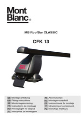 Mont Blanc MB RoofBar CLASSIC CFK 13 Instrucciones De Montaje