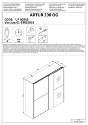 Forma Ideale ARTUR 200 OG UP 00543 Instrucciones De Montaje