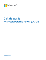 Microsoft Portable Power Guía De Usuario