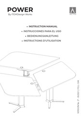 ACTIU ITEMDesign Works POWER Instrucciones Para El Uso