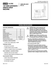 Uline H-3701 Manual Del Usuario