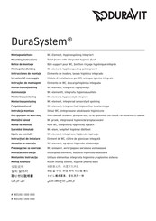 DURAVIT DuraSystem WD1003 000 000 Instrucciones De Montaje