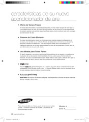 Samsung AQV09AWANSER Manual Del Usuario