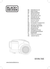 Black and Decker BXVML700E Instrucciones De Uso