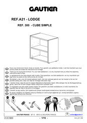 Gautier A21-300 Instrucciones De Montaje