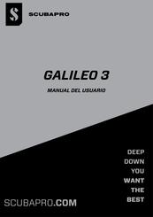 Scubapro GALILEO 3 Manual Del Usuario