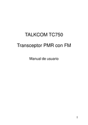 TALKCOM TC750 Manual De Usuario