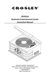 Crosley Rochester Manual De Instrucciones