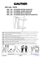 Gautier PEPS 102 Instrucciones De Montaje