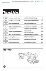 Makita HS301D Manual De Instrucciones