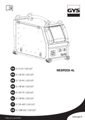 GYS NEOFEED 4L Manual De Instrucciones