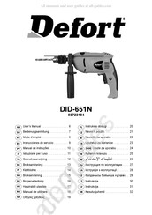 Defort DID-651N Instrucciones De Servicio