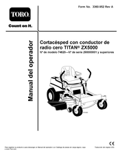 Toro 74820 Manual Del Operador