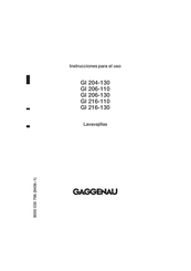 Gaggenau GI 206-110 Instrucciones Para El Uso